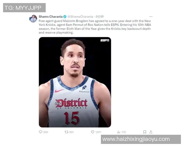 马尔科姆布罗格登在NBA赛场上的崛起与影响力分析